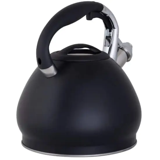 Kitchen Details 3.4L Stainless Steel Tea Kettle Black {11}