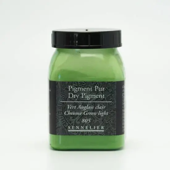 Sennelier Dry Pigment 805 Chrome Green Light {1}