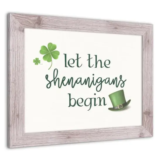 Shenanigans Begin Framed Print 16" x 20" Western White Framed Print {3}