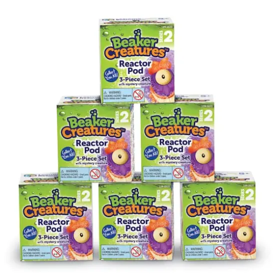 Learning Resources Beaker Creatures Series 2 Reactor Pods Blind Packs, 6ct. {4}