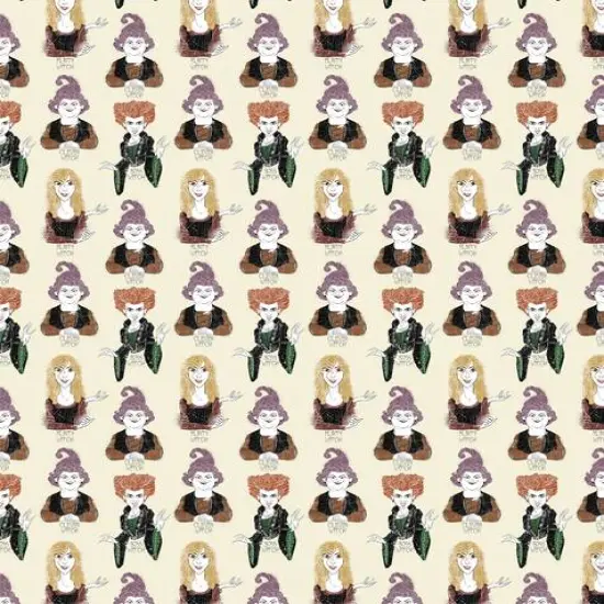 Disney Hocus Pocus Three Witches Cotton Fabric {3}