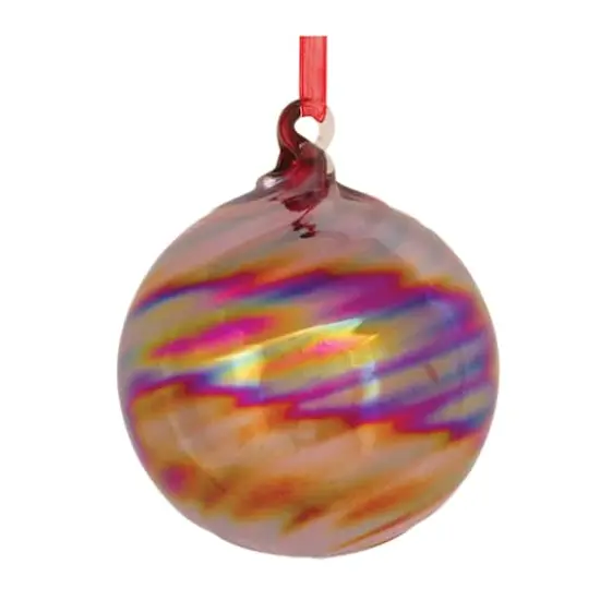 12ct. Assorted Iridescent Glass Ornament Set {5}
