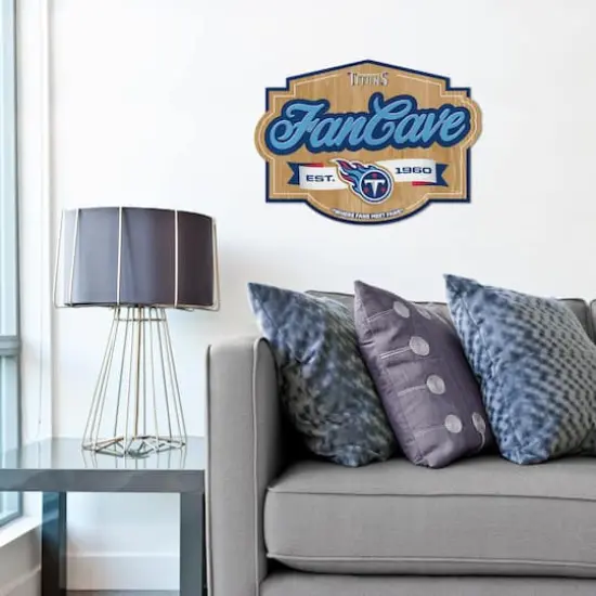 NFL Fan Cave Sign Tennessee Titans {3}