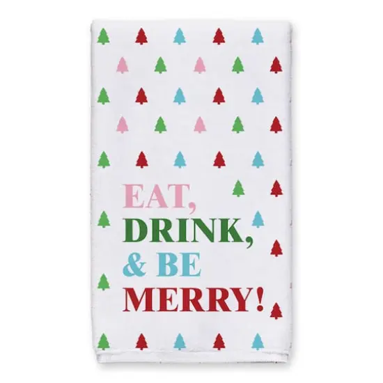 Eat Drink and Be Merry Tea Towels - Set of 2 {3}