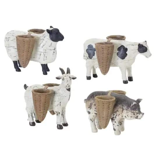 Farm Animal Figurine Set, 4.25" & 5.75" {1}