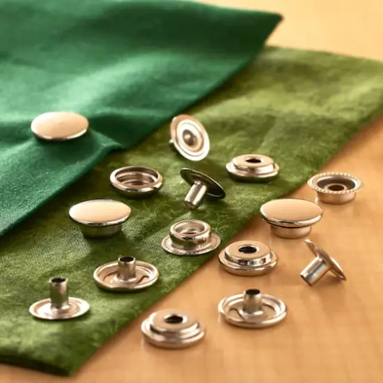 Silver Heavy Duty Snaps by Loops & Threads&trade; {3}