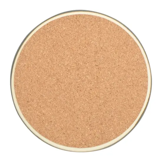 Hello Honey&reg; Reactive Glaze Stoneware Coasters Set Blue {3}