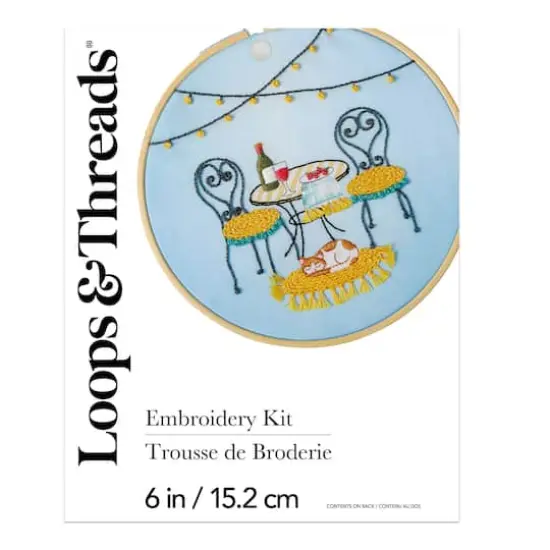6" Italian Kitchen Embroidery Kit by Loops & Threads&reg; {3}