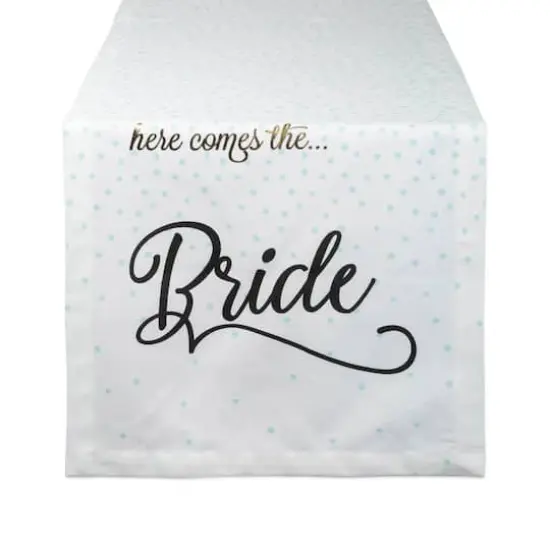 72" Here Comes The Bride Table Runner {1}