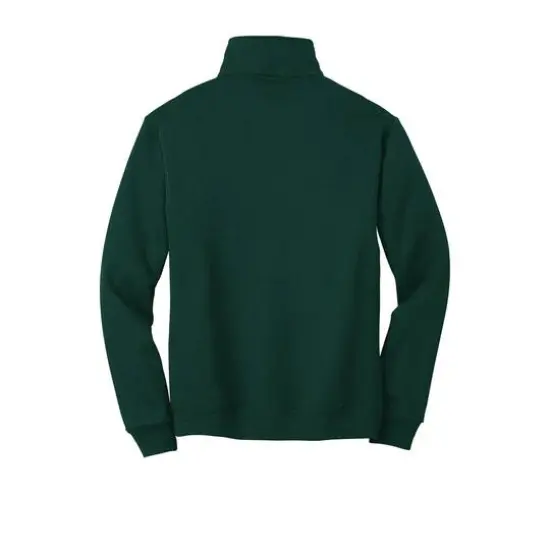 JERZEES® Super Sweats® NuBlend® 1/4 Zip Cadet Collar Sweatshirt Forest Green {5}