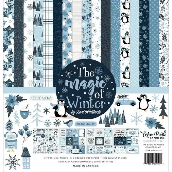 Echo Park The Magic Of Winter Collection Kit, 12" x 12" {1}