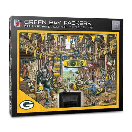 NFL Barnyard Fans 500 Piece Puzzle Green Bay Packers {1}