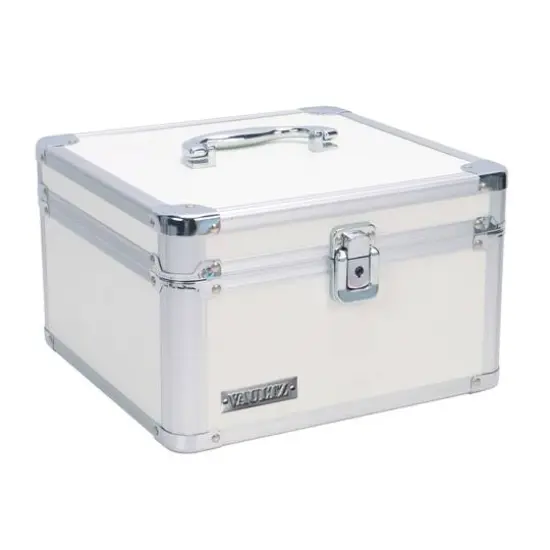 Vaultz White Square Divided Storage Box {7}