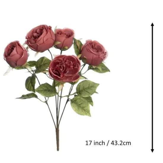 17" Rose Water Resistant Bush by Ashland&reg; Burgundy {4}