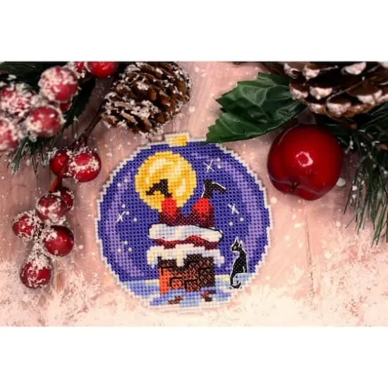Mp Studia Santa Plastic Canvas Counted Cross Stitch Kit {3}