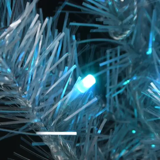 9ft. Pre-Lit Crystal Silver Metallic Garland {6}