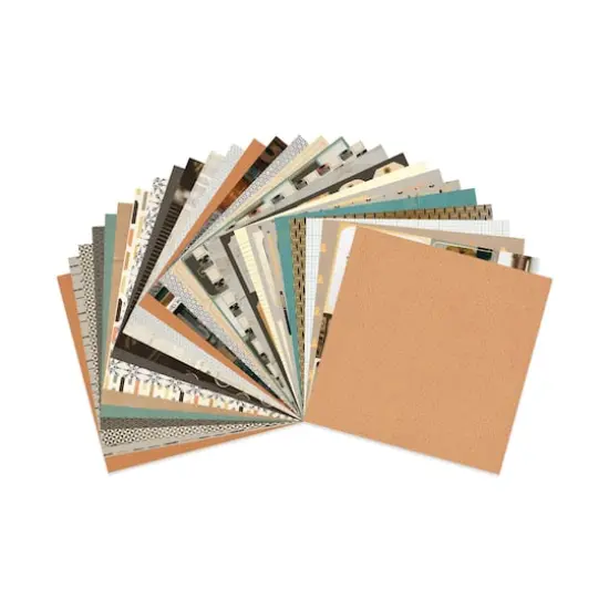 12" x 12" Autobiography Paper Pad by Recollections&trade;, 58 Sheets {3}