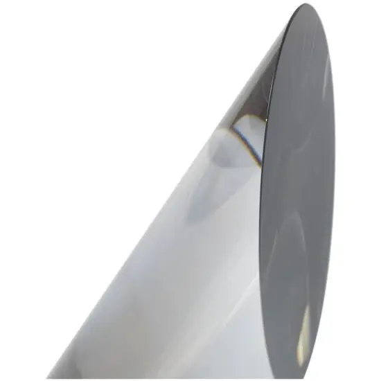 7" Silver Crystal Geometric Pyramid Shaped Bookends Set {8}