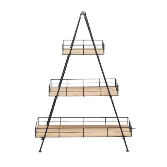 Black Iron Modern Farmhouse Plantstand, 40" x 28" x 16" {1}