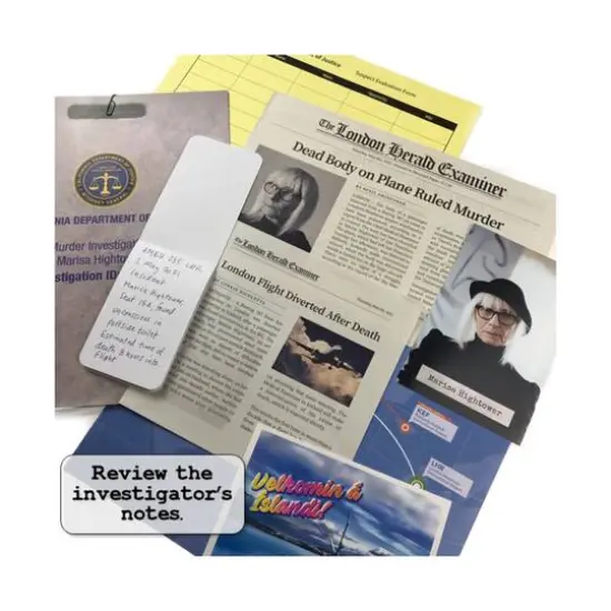 Murder Mystery Party Case Files: Mile-High Murder {7}