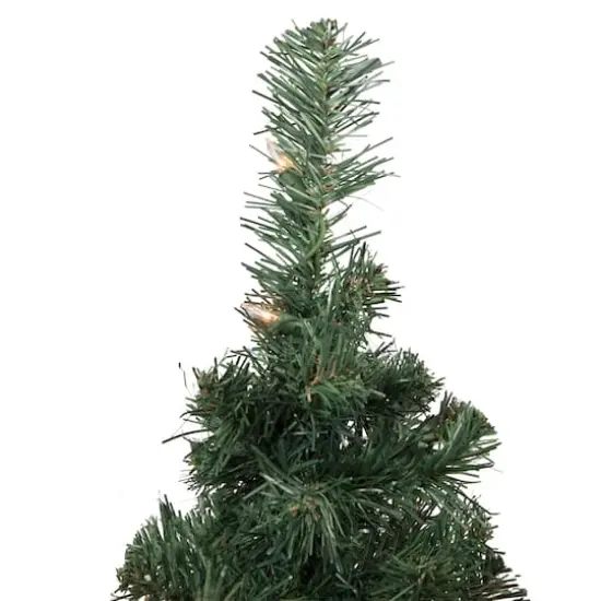 3ft. Pre-Lit Green Blackwater Fir Artificial Christmas Tree, Clear Lights {5}