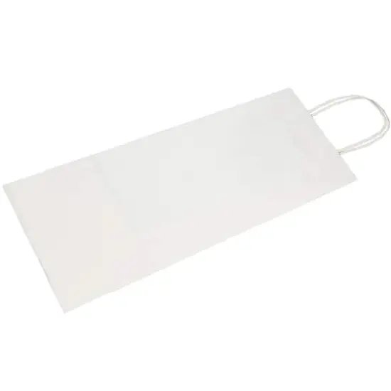 JAM Paper White Kraft Paper Wine Gift Bag, 100ct. {5}