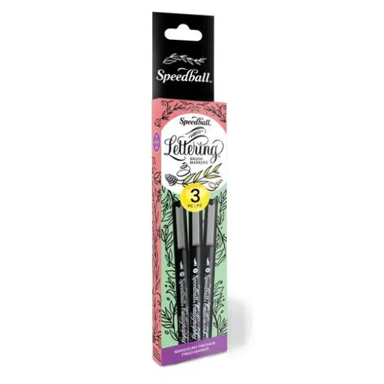 Speedball&reg; Hand Lettering Brush Marker Set {6}