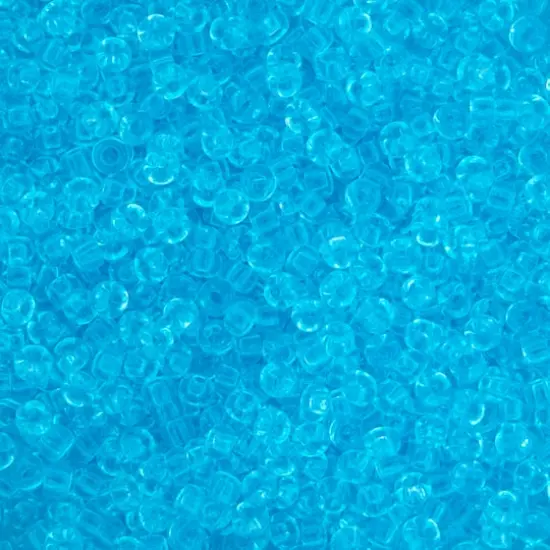 Miyuki&reg; 11/0 Glass Seed Beads, 22g Aqua Transparent {1}
