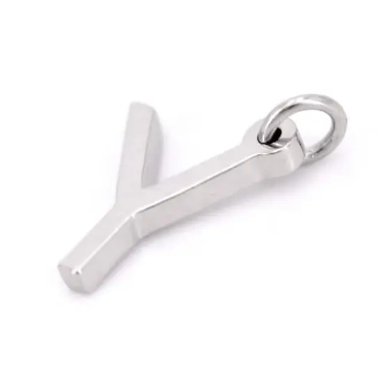 Sterling Silver Alphabet Charm by Bead Landing&trade; Y {6}