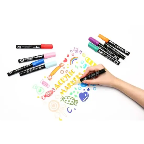 16 Color Acrylic Paint Marker Set by Artist's Loft&trade; {5}