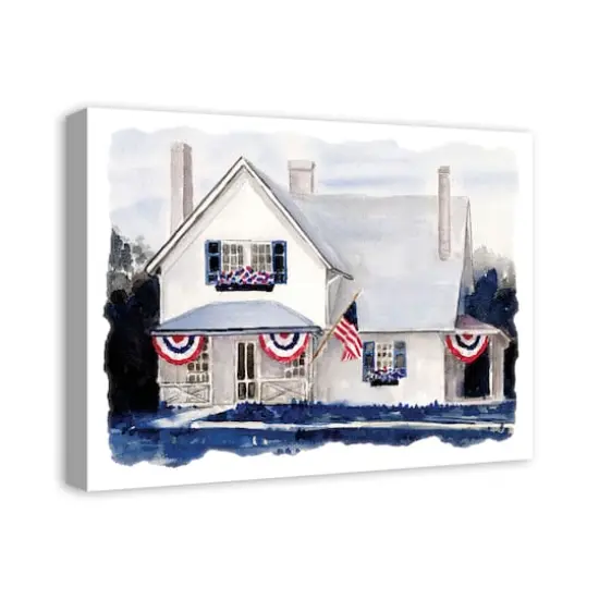 All American Home Canvas Wall Art {5}