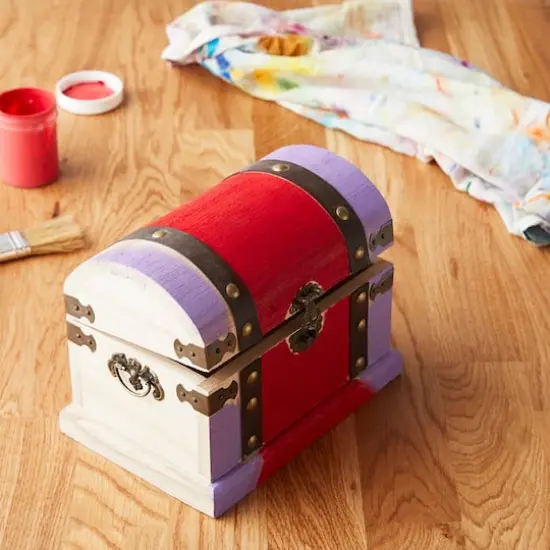 Wood Box With Metal Accents by Make Market&reg; {3}