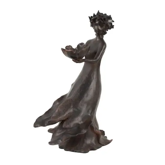 22" Charcoal Woman Sculpture {1}