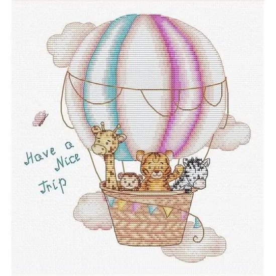 Luca-s Have A Nice Trip Counted Cross Stitch Kit {9}