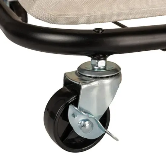 Household Essentials 2-Bag Rolling Laundry Sorter Natural {10}