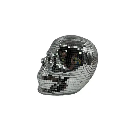 7" Disco Skull Tabletop D&eacute;cor by Ashland&reg; Silver {3}