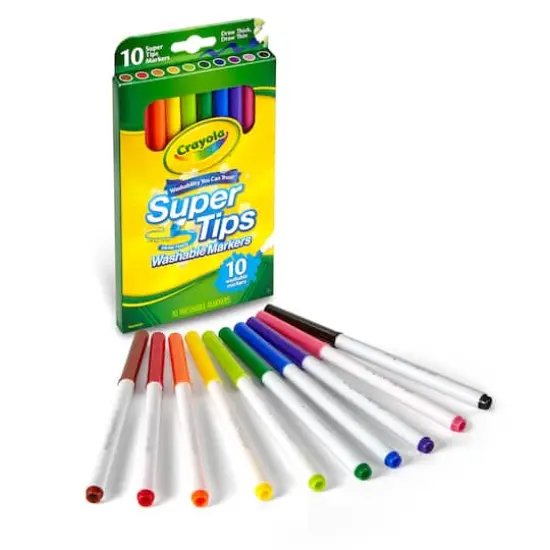 Crayola&reg; Washable Super Tips Markers, 12 Packs of 10 {3}