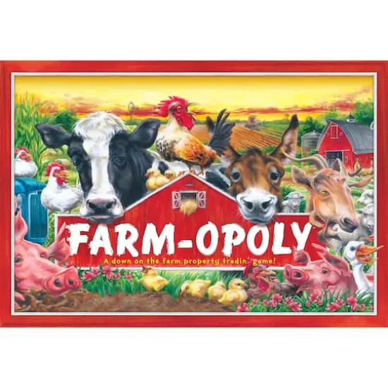 Late For The Sky Farm-Opoly&trade; Board Game {4}