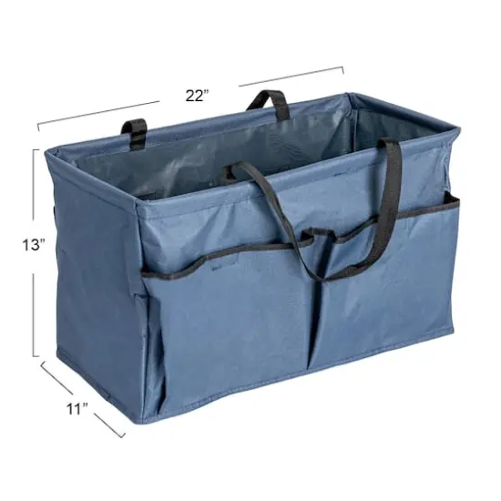 Household Essentials 22" All Purpose Utility Tote Blue {4}