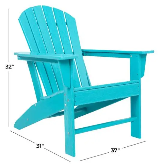 Blue Traditional Adirondack Chair {13}