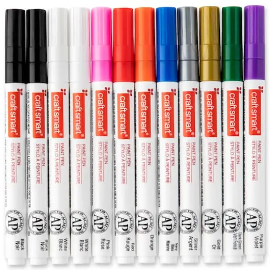 Medium Line 12 Color Paint Pen Set by Craft Smart&reg; {1}