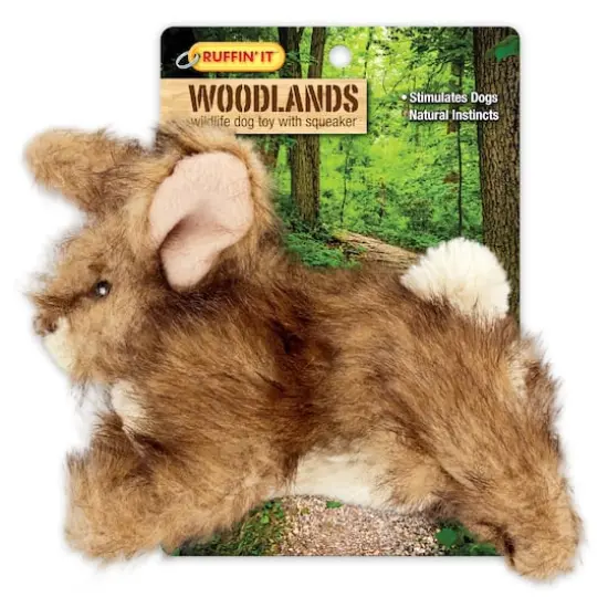 Ruffin' It&trade; Small Rabbit Woodlands Plush Dog Toy {3}