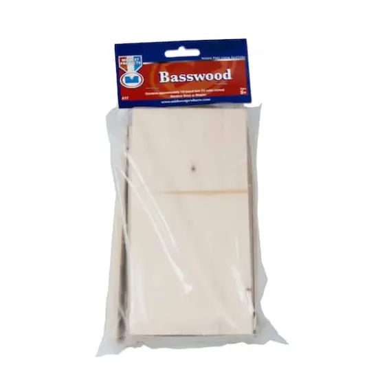 Midwest Wood Basswood Economy Bag, 6ct. {1}
