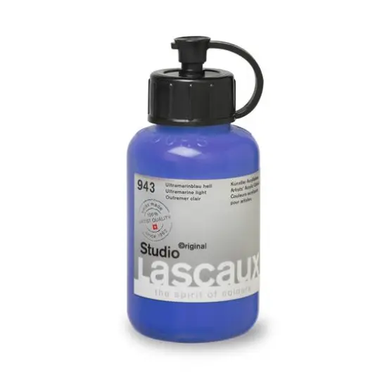 Lascaux Studio Acrylic Paint, 85mL 943 Ultramarine Light {1}