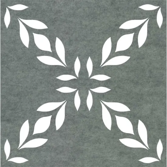 Rommates Gray Botanical Trellis Acoustical Peel & Stick Tiles {1}