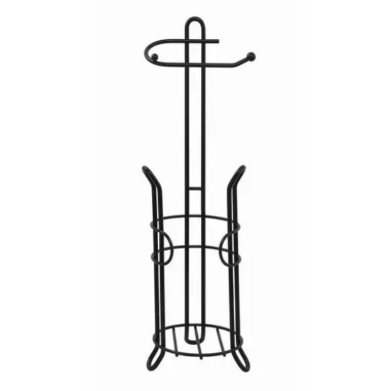 SunnyPoint 23.5" Bronze Bathroom Toilet Tissue Paper Roll Storage Holder Stand {1}