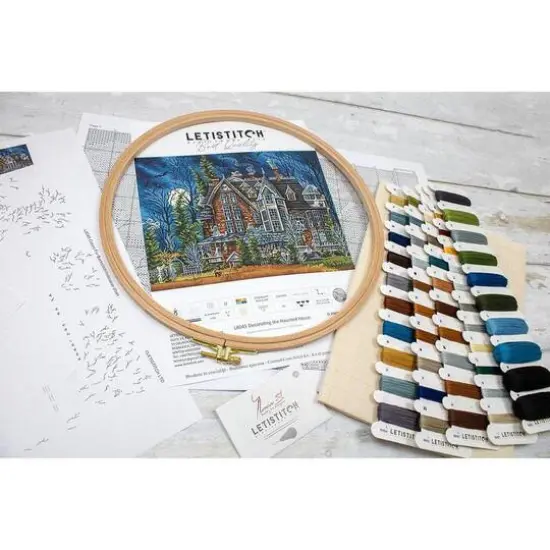 Letistitch Decorating the Haunted House Counted Cross Stitch Kit {7}