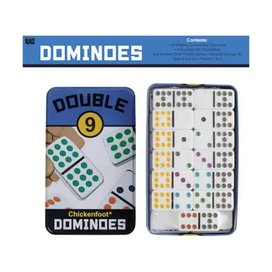 Double 9 Chickenfoot&reg; Dominoes {8}