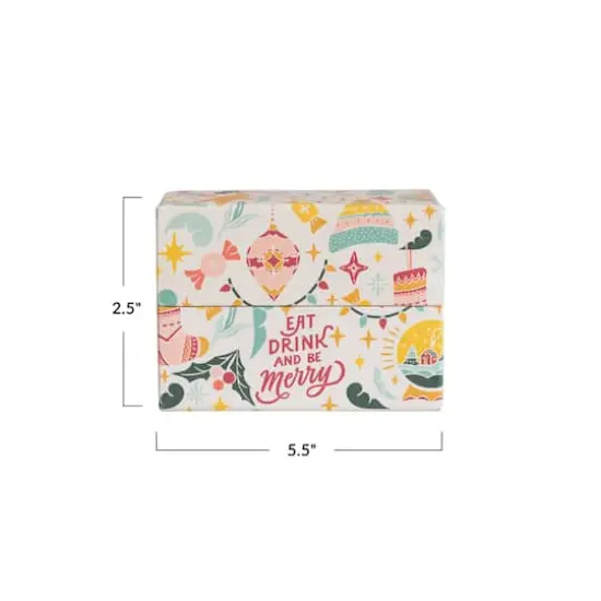 Hello Honey&reg; Handmade Recycled Paper Recipe Box with 36 Recipe Cards {5}