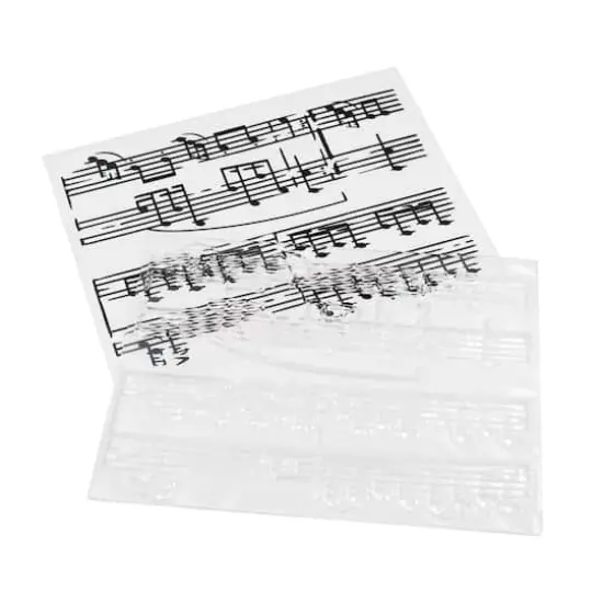 Sheet Music Clear Stamp by Recollections&trade; {4}